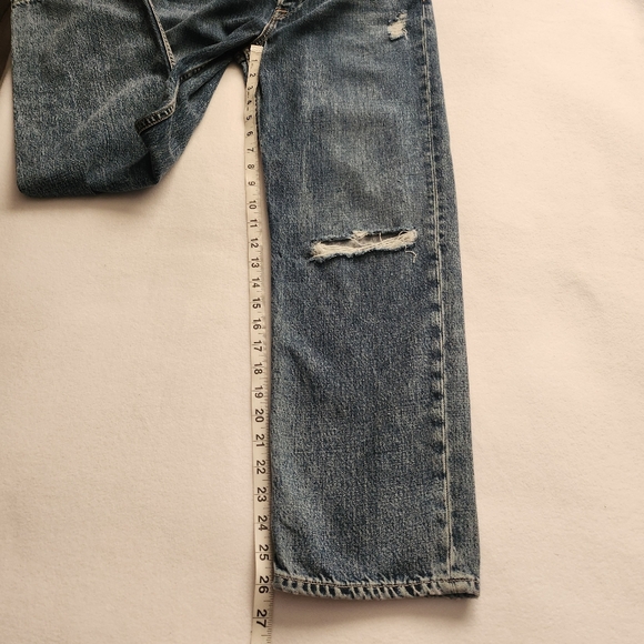 GRLFRND Helena Button Front High-Rise Straight Crop Leg Jeans - Picture 12 of 14